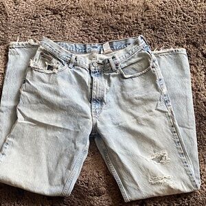 Calvin Klein Men's Light Blue Relaxed Jeans
